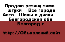 Продаю резину зима 2 штуки  - Все города Авто » Шины и диски   . Белгородская обл.,Белгород г.